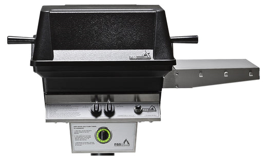 PGS T-Series T30NG 20 Inch Natural Gas Outdoor Patio Gas Grill Head with Timer - 20 x 23 x 16 in. - Black Color